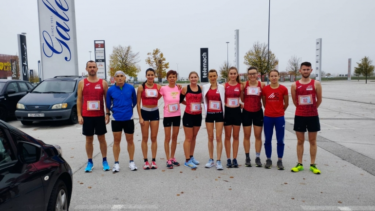 Ženska ekipa 4. na Prvenstvu Hrvatske u cestovnom trčanju na 10km