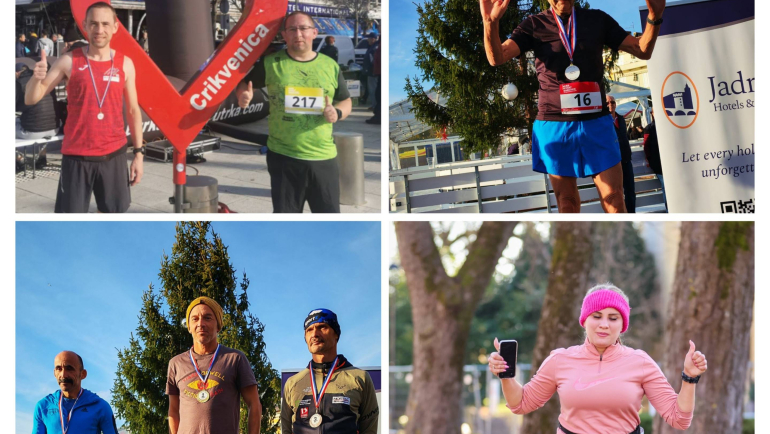 Odlični nastupi naših članova na Adria Advent Maratonu i Krapinskom ceneru