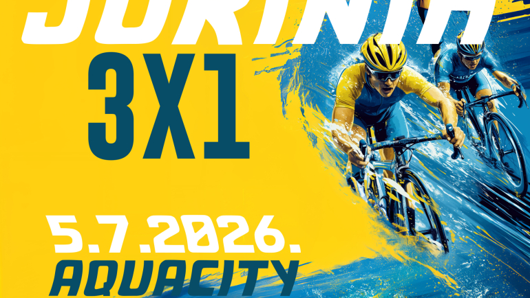 Dođite na 6. Štafetni triatlon ‘Jurinih 3×1’